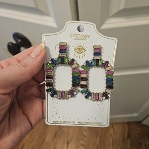 Eye Candy Colorful Gemstone Earrings